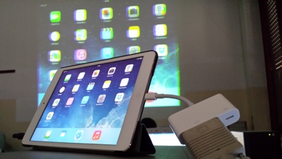 iPad in video proiettore